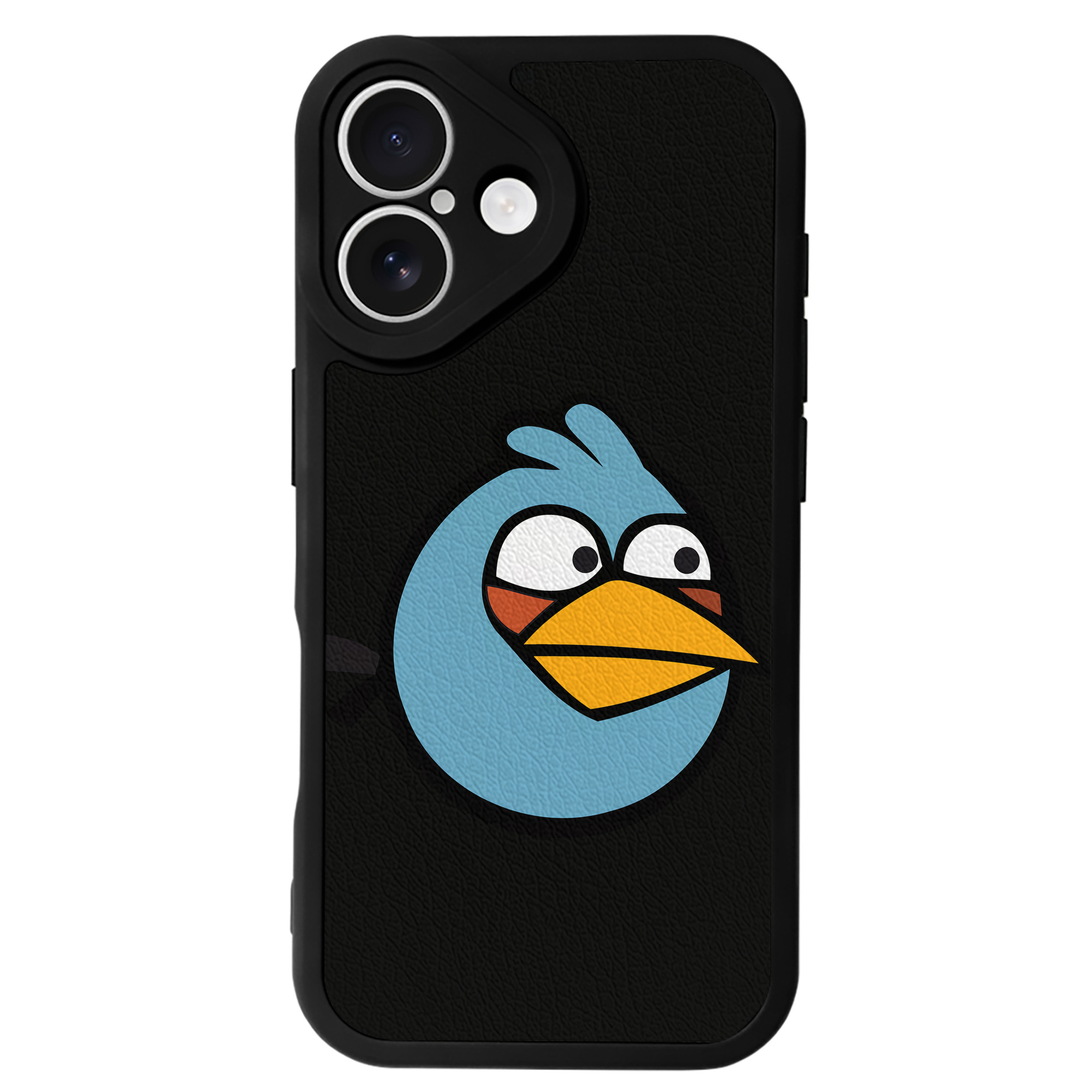 （画像用） Angry Birds アングリーバード 【iPhone 16シリーズ対応】シリコンスマホケース（レザー調） 材質：シリコン